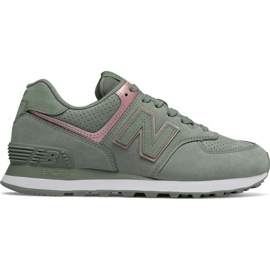 New Balance Wl574nbl Frø Med Champagne Metallic grøn