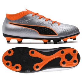 Puma One 4 Syn Fg Jr 104782 01 fodboldstøvler flerfarvet grå