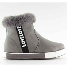 Grå ankelhøje sneakers NB252P