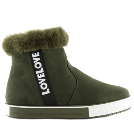 Sneakers til ankelisoleret grøn NB252P Army Green