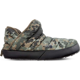 The North Face Mænds Thermoball Traction Bootie Tarmac Green Macrofleck Print Tumbleweed Green grøn