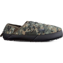 The North Face Mænds Thermoball Traction Mule Iv 090 Asfalt Grøn Macrofleck Print Tumbleweed Green