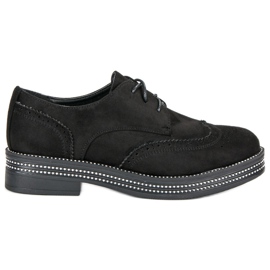 Seastar Moderigtige sko i ruskind sort