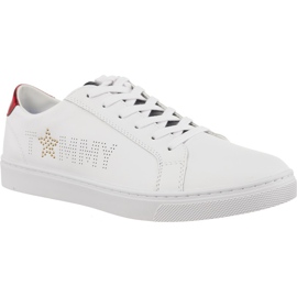 Tommy Hilfiger Star Metallic Sneaker 020 hvid