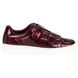 Fila Upstage Velcro Low Wmn rød