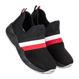 Sorte slip-on sneakers