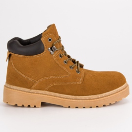 Original Walkman Shoes Læder støvler brun