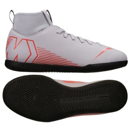 Indendørs sko Nike Mercurial Superflyx 6 Club Jr AH7346-060 flerfarvet grå