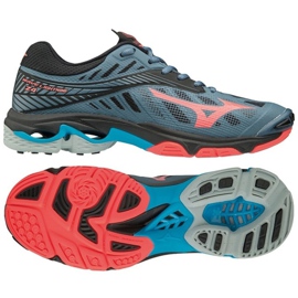 Mizuno Wave Lighting Z4 W V1GC180065 volleyballsko flerfarvet blå