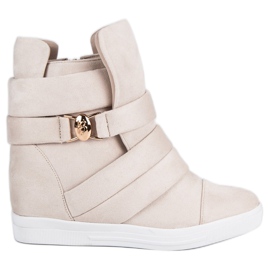 Beige kile sneakers