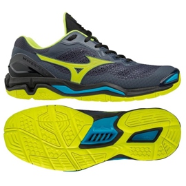 Mizuno Wave Stealth VM X1GA180047 håndboldsko sort grå