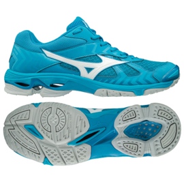 Mizuno Wave Bolt 7 M V1GA186098 volleyballsko blå blå