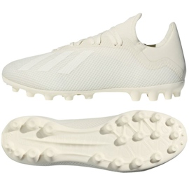 Adidas X 18.3 Fg M AQ0708 fodboldstøvler hvid hvid