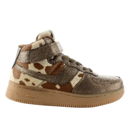 Sportsisolerede børnesko k1646103 Bronce brun