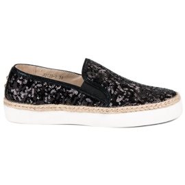 J. Star Moderigtige kvinders sneakers sort