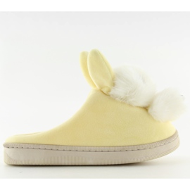 Gule dametøfler DD90 beige