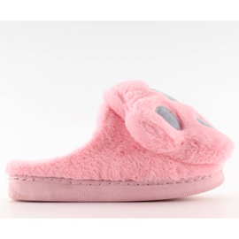 Kvinders hjemmesko pink og grå DD93 W.PINK lyserød
