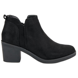 Ideal Shoes Højhælede støvler sort