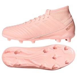 Adidas Predator 18.3 Fg fodboldstøvler lyserød