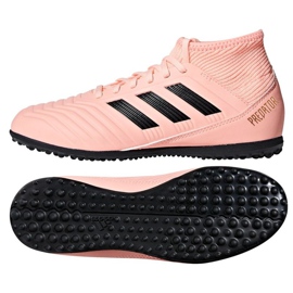 Indendørs sko adidas Predator Tango 18.3 J TF Jr DB2331 lyserød