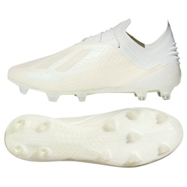 Adidas X 18.1 Fg M DB2247 fodboldstøvler hvid
