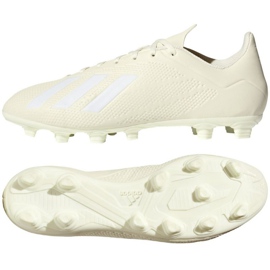 Adidas X 18.4 Fg M DB2187 fodboldstøvler hvid