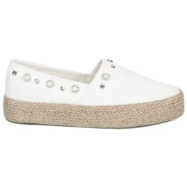 J. Star Hvide espadriller