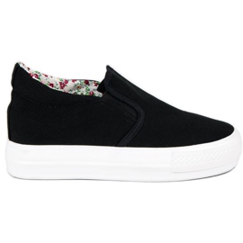J. Star Sorte sneakers på en kile