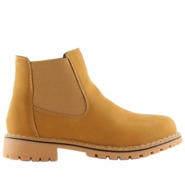 Chelsea støvler camel 1367 Camel gul