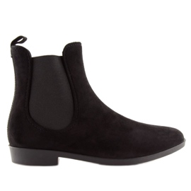 Sort galoshes til kvinder Jodhpur støvler D61 Sort