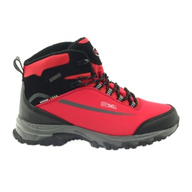 American Club Softshell trekking med en membran sort rød