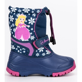American Club Varm amerikanske Wellies blå