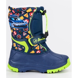 American Club Varm amerikanske Wellies blå