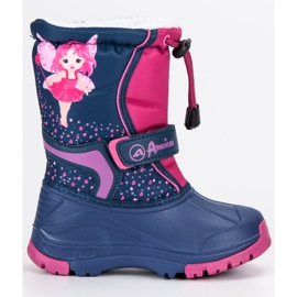 American Club Varm amerikanske Wellies blå