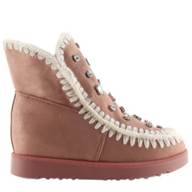 Pink Ankelstøvler pink DD62P Pink lyserød