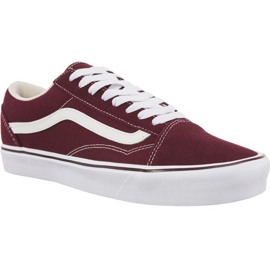 Vans Old Skool Lite ruskind lærred R2K Port rød