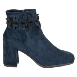 Kylie Suede Marineblå støvler