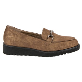 Kylie Stilfulde loafers brun