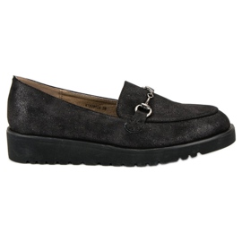 Kylie Stilfulde loafers sort
