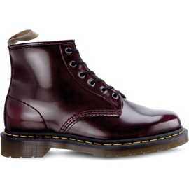Dr. Martens Vegan 101 Kirsebær Rød Cambridge Brush flerfarvet