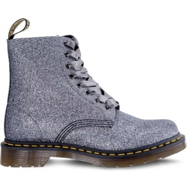 Dr. Martens 1460 Pascal Glitter Tinning grå