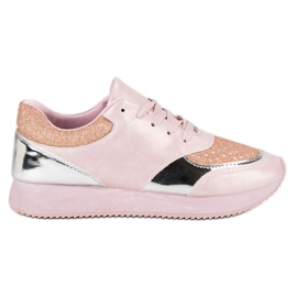 Moderigtige sneakers lyserød