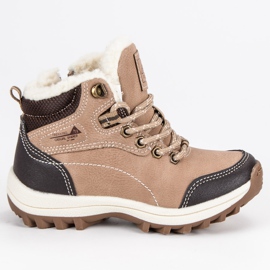 Arrigo Bello Drengesko med fåreskind brun