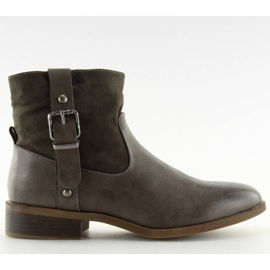 Dame støvler 1004-PA Khaki brown brun