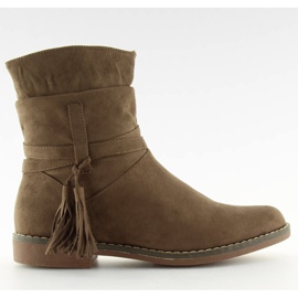 Brune kvinders sko 4169 Khaki