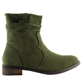 Grønne damestøvler 99-135 Olive