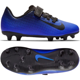 Nike Bravatia Ii V Fg Jr 844434-400 fodboldsko blå blå