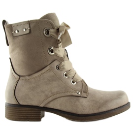 Støvler arbejdende beige 17103-13 Khaki