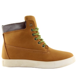 Brun træ sneakers BL210 Camel