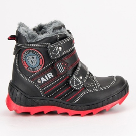 American Club Winter Fodtøj American Velcro sort
